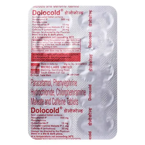 New Dolo Cold Tablet product image