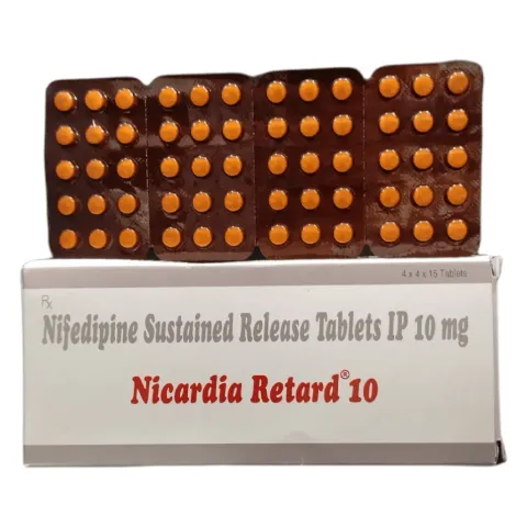 Nicardia Retard 10mg Tablet product image