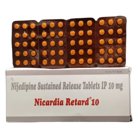 Nicardia Retard 10mg Tablet product image