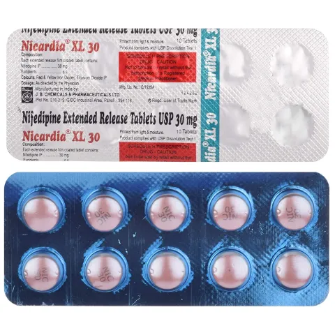 Nicardia Xl 30 Tablet product image