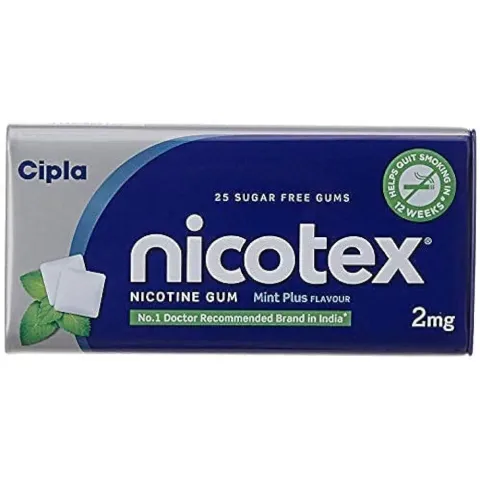 Nicotex Mint Plus Nicotine Gums 2 Mg product image