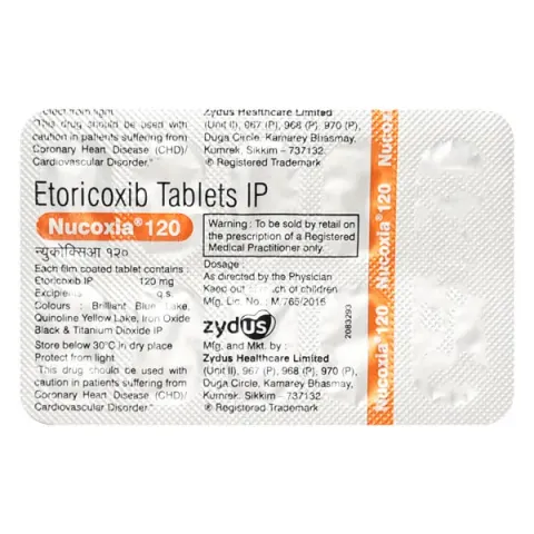 Nucoxia 120 Tablet product image