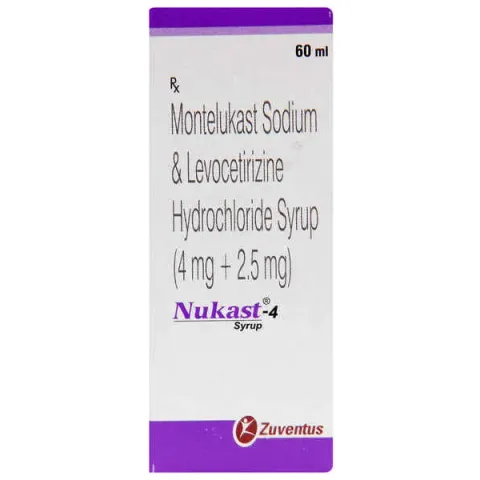 Nukast 4 Syrup 60ml product image