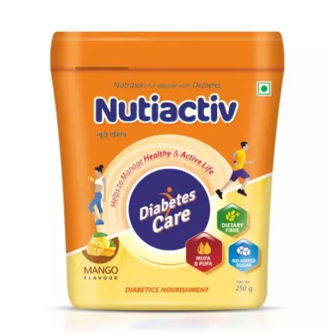 Nutiactiv Diabetes Powder 250gm product image
