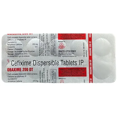Obaxime 200 Dt Tablet product image