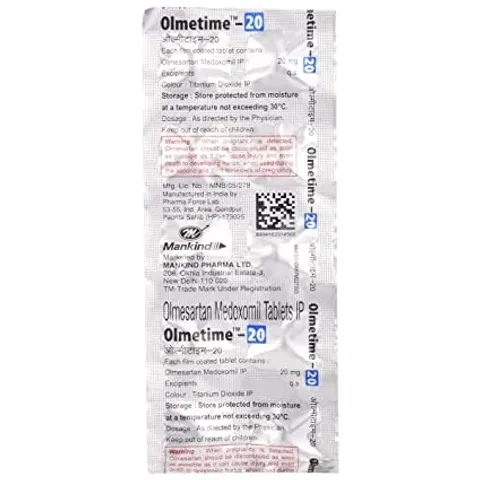 Olmetime 20 Tablet product image