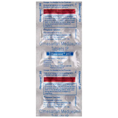 Olmezest 20 Tablet product image