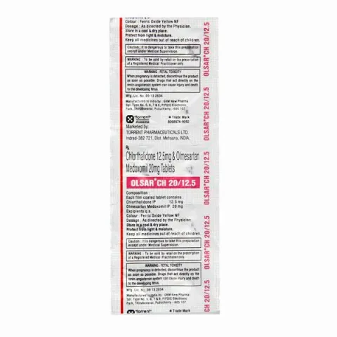 Olsar Ch 20/12.5 Tablet product image