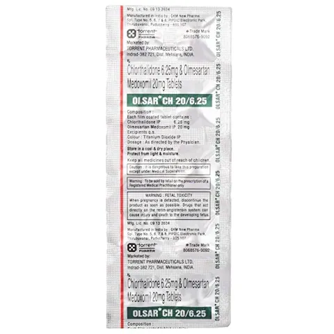 Olsar Ch 20/6.25 Tablet product image