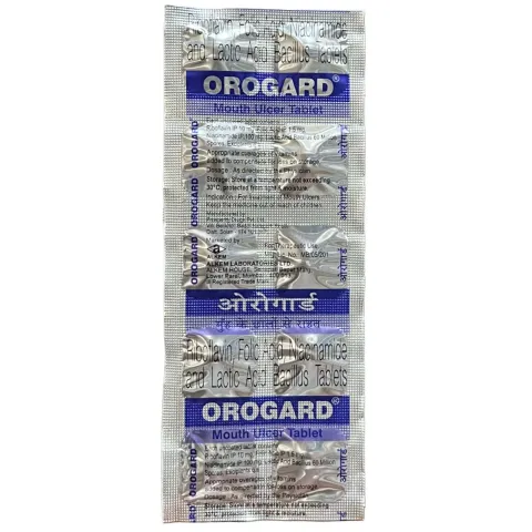 Orogard Mouth Ulcer Tablet product image