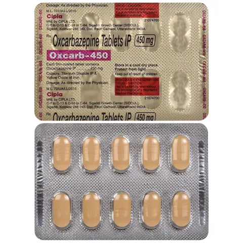 Oxcarb 450 Tablet product image