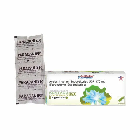 Paracan 170mg Suppositories product image