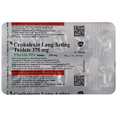 Phexin Bd 375mg Tablet product image