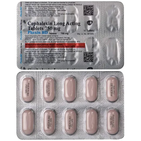 Phexin Bd Tab 750mg product image