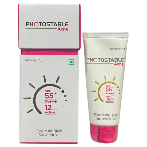 Photostable Acne Sunscreen Gel 50gm product image