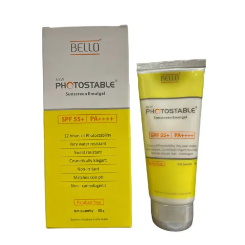 Photostable Spf 55+ Pa+++ Sunscreen Emulgel product image