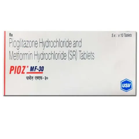 Pioz Mf 30 Tablet product image
