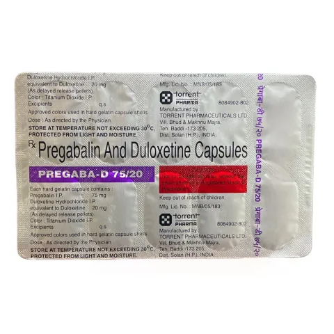 Pregaba D 75/20 Capsule product image