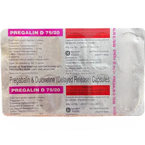 Pregalin D 75/20 Capsule product image