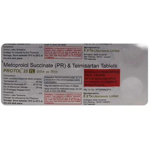 Protol Tl 25 Tablet product image