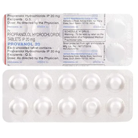 Provanol 20 Tablet product image