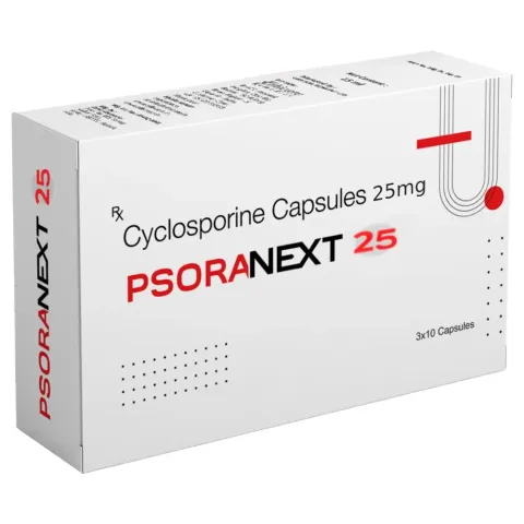 Psoranext 25mg Capsule product image