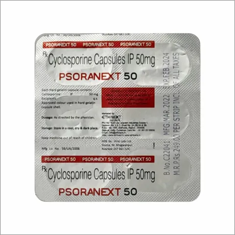 Psoranext 50mg Capsule product image