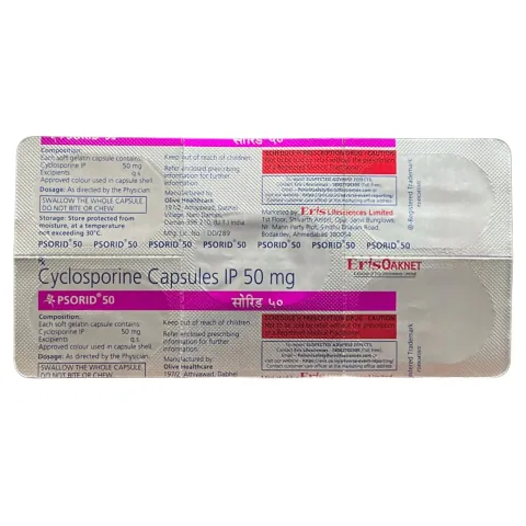 Psorid 50 Capsule product image