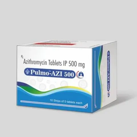 Pulmo Azi 500mg Tablet product image