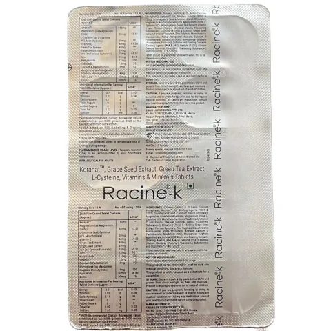 Racine K Tablet product image