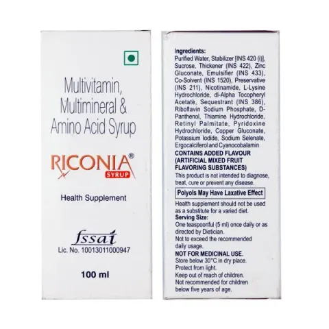 Riconia Syrup 100ml product image