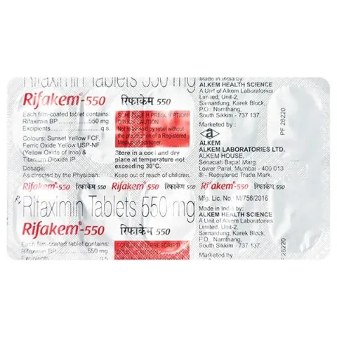 Rifakem 550 Tablet product image