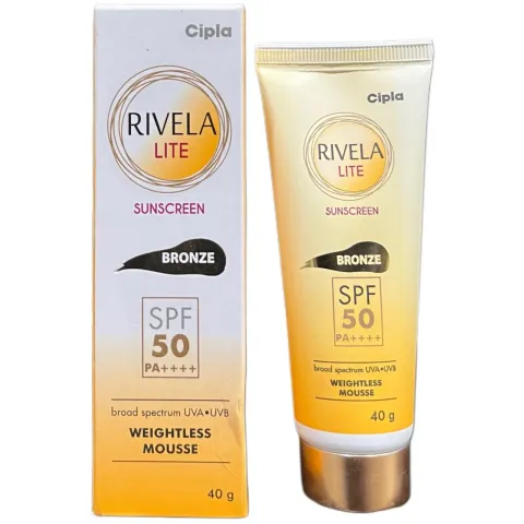 Rivela Lite Bronze Spf 50 Sunscreen 40gm product image