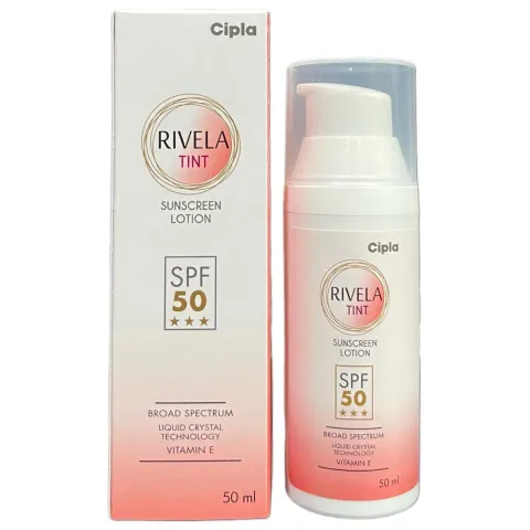 Rivela Tint Spf 50 Sunscreen Lotion 50ml product image