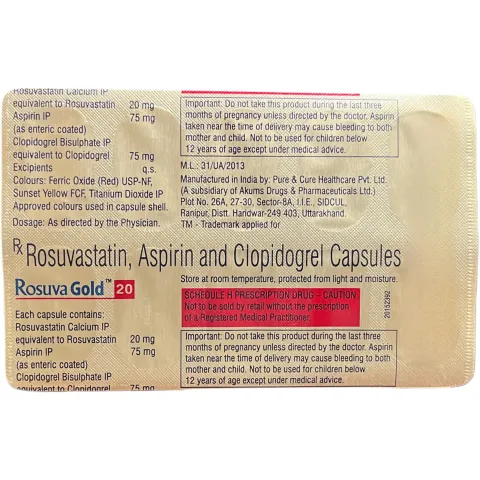 Rosuva Gold 20 Capsule product image