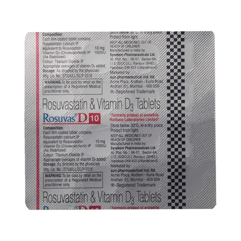 Rosuvas D 10 Tablet product image
