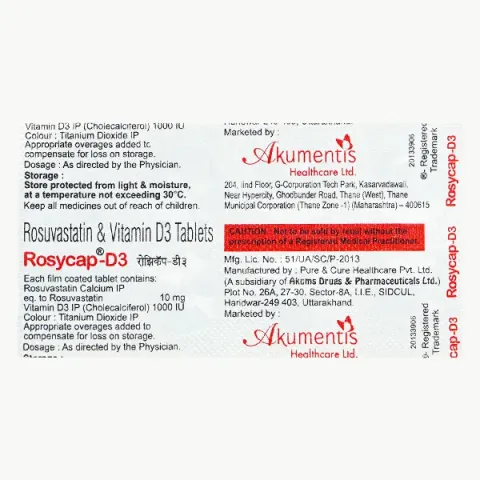 Rosycap D3 Tablet product image