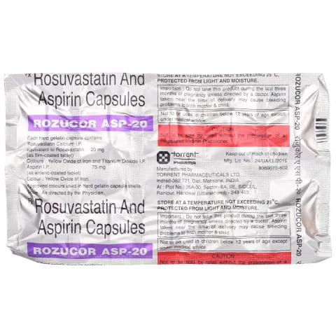 Rozucor Asp 20 Capsule product image