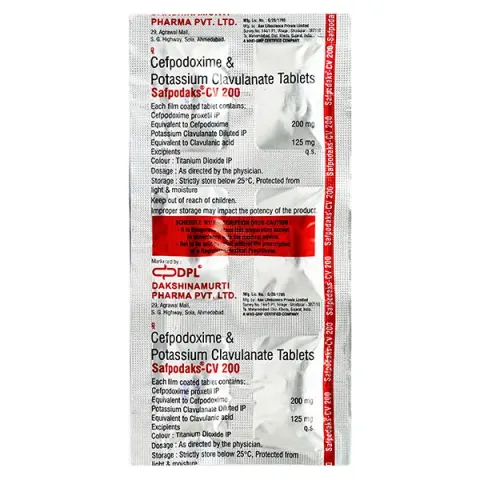 Safpodaks Cv 200 Tablet product image