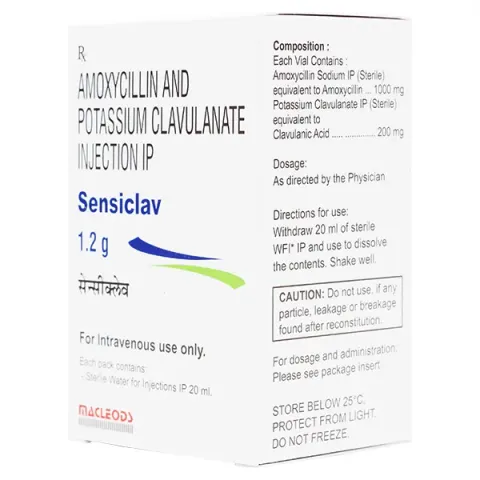 Sensiclav 1.2 Gm Injection product image