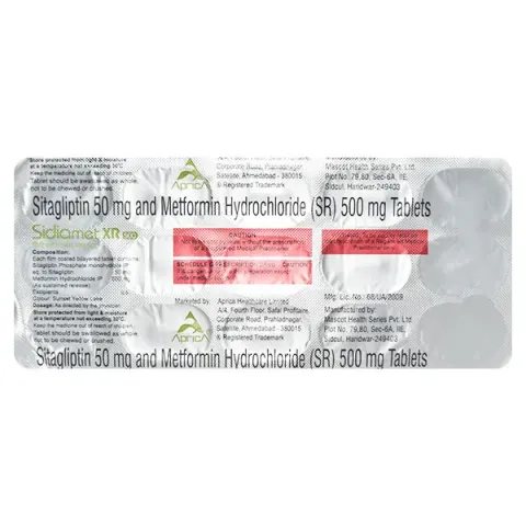 Sidia Met Xr 500 Tablet product image