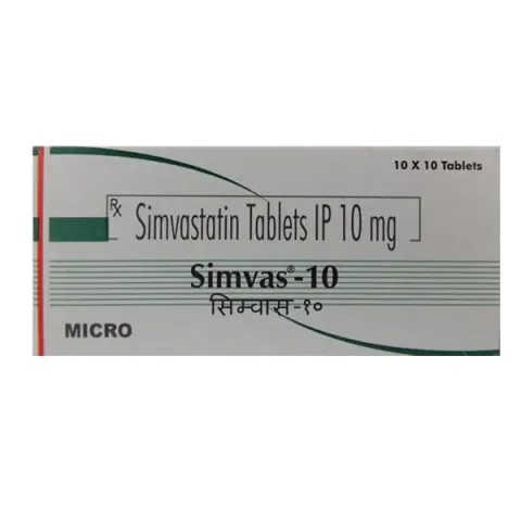Simvas 10 Tablet product image