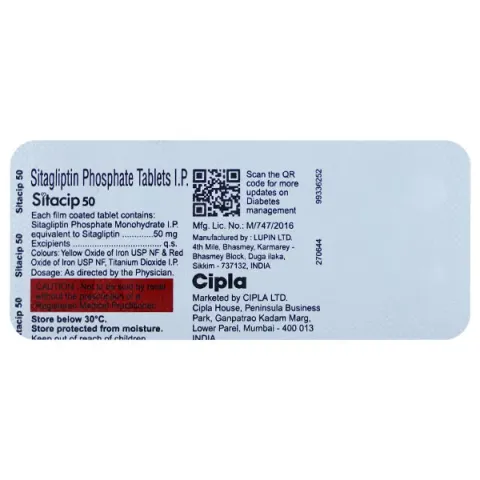 Sitacip 50 Tablet product image