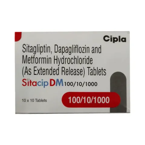 Sitacip Dm 100/10/1000 Tablet product image