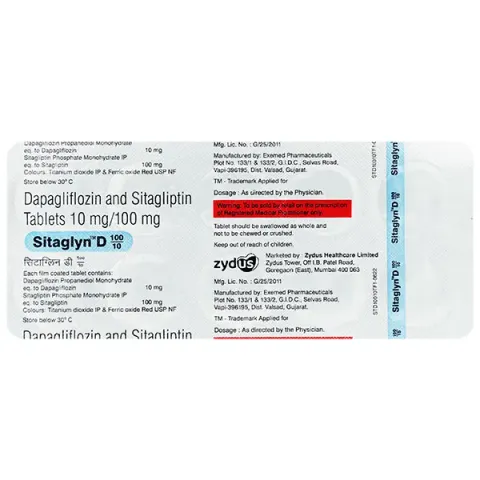Sitaglyn D 100/10 Tablet product image