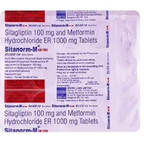 Sitanorm M 100/1000 Tablet product image