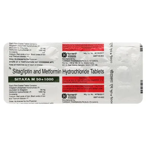 Sitaxa M 50+1000 Tablet product image