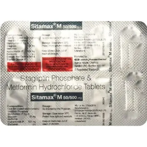 Sitaxa M 50/500 Tablet product image