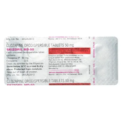 Skizoril Md 50 Tablet product image