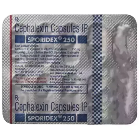 Sporidex 250 Capsule product image